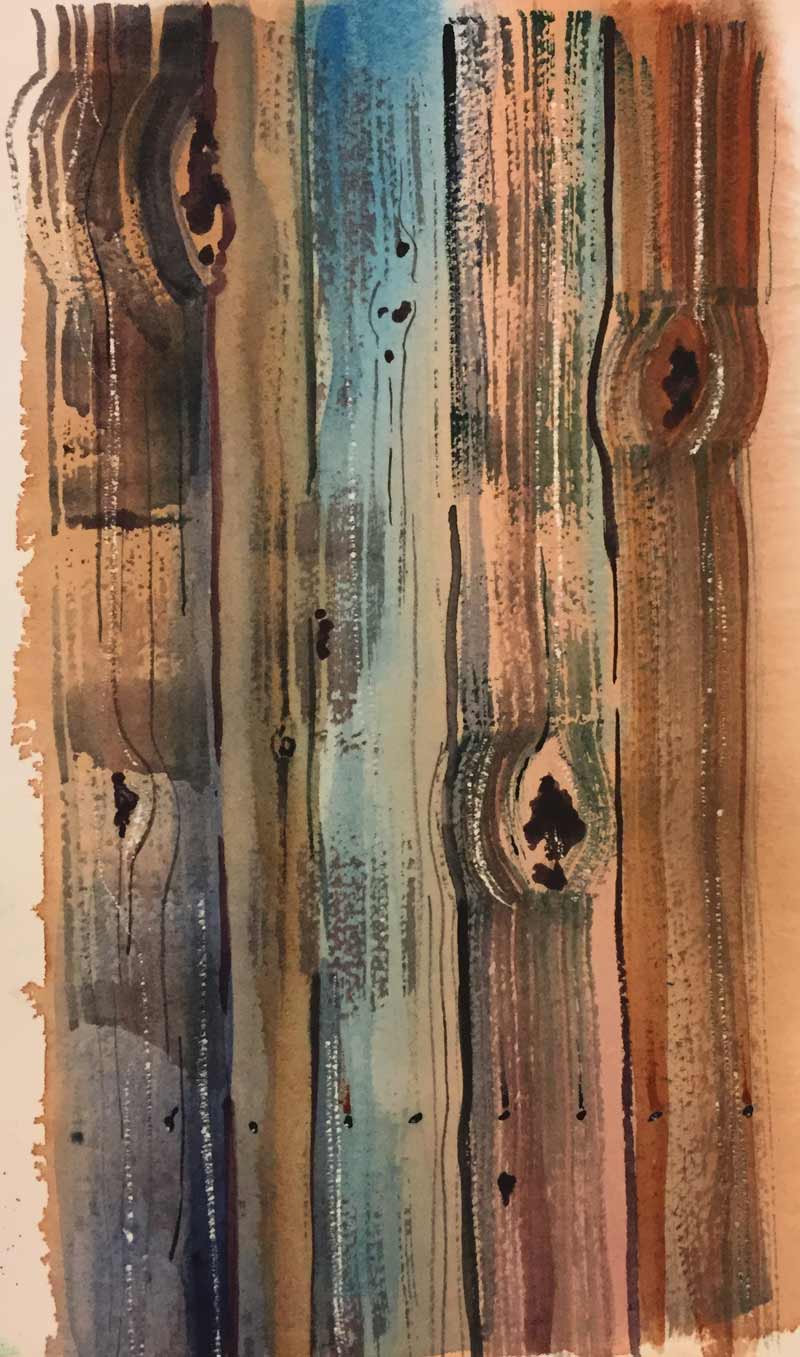 800x1357 Creating Wood Texture In Watercolor Painting