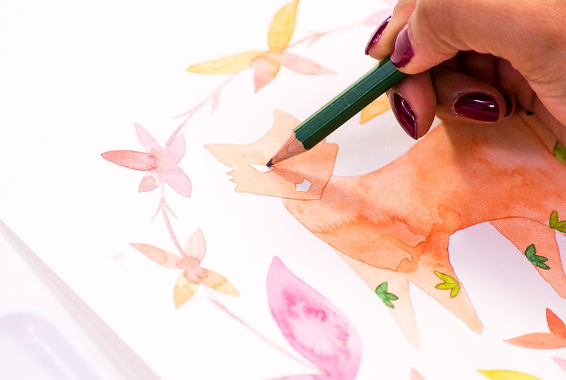 805x541 Illustration With Watercolor Online Class Intro To Watercolor