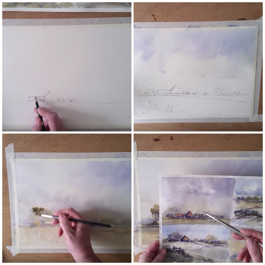 850x850 Online Watercolor Workshop Edo Hannema Watercolour Art