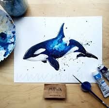 225x224 Image Result For Watercolor Orca How To Watercolor