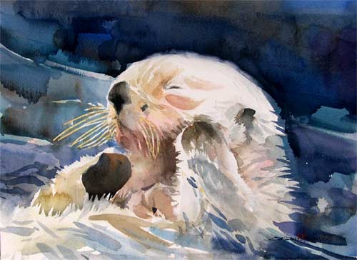 500x364 Watercolor By Osamu Otter