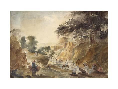 473x355 Landscape With Figures By A River, 1853