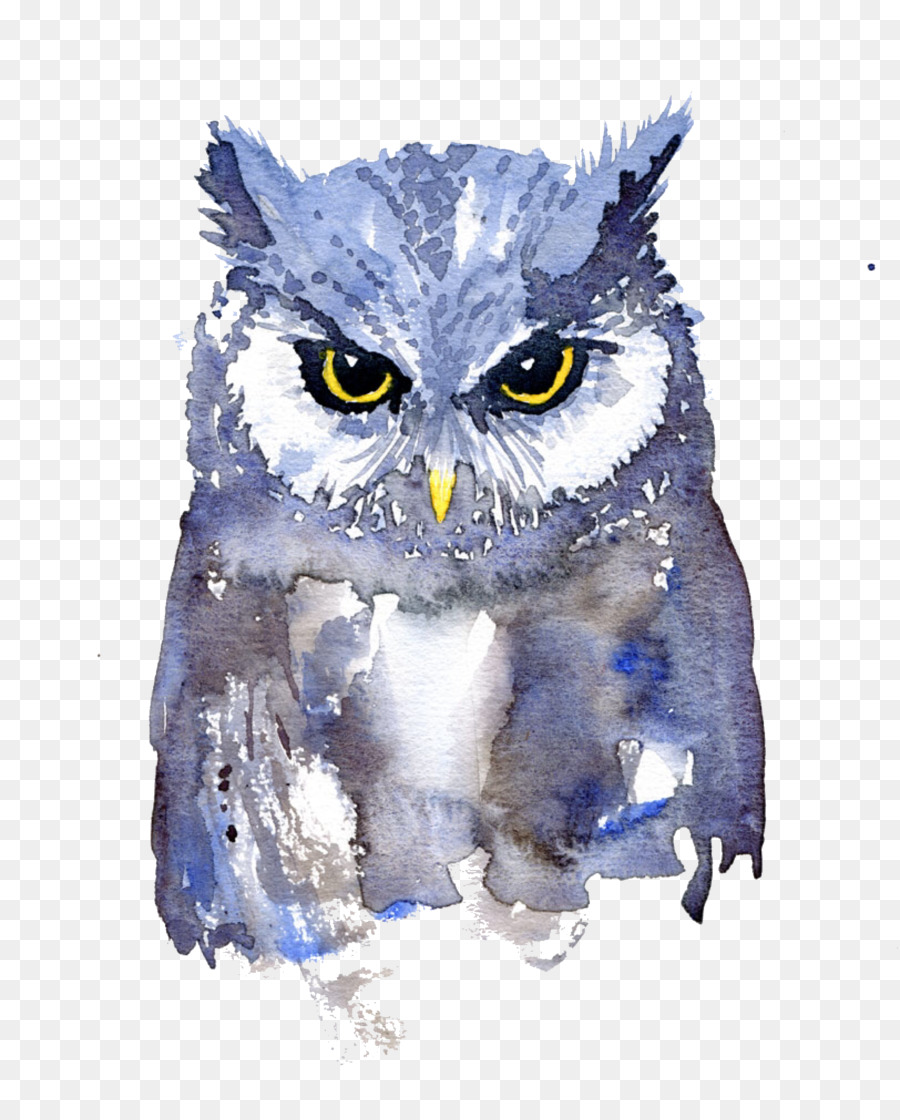 900x1120 Owl Watercolor Painting Art Painting Animals In Watercolor