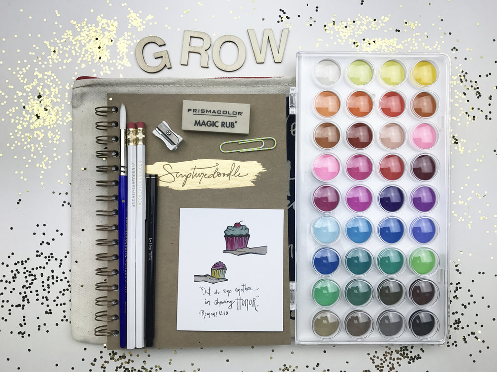 1000x750 Scripturedoodle Watercolor Pack Scripturedoodle Creative Bible
