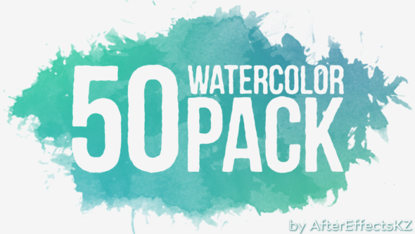 590x332 Watercolor Pack By Aftereffectskz Videohive