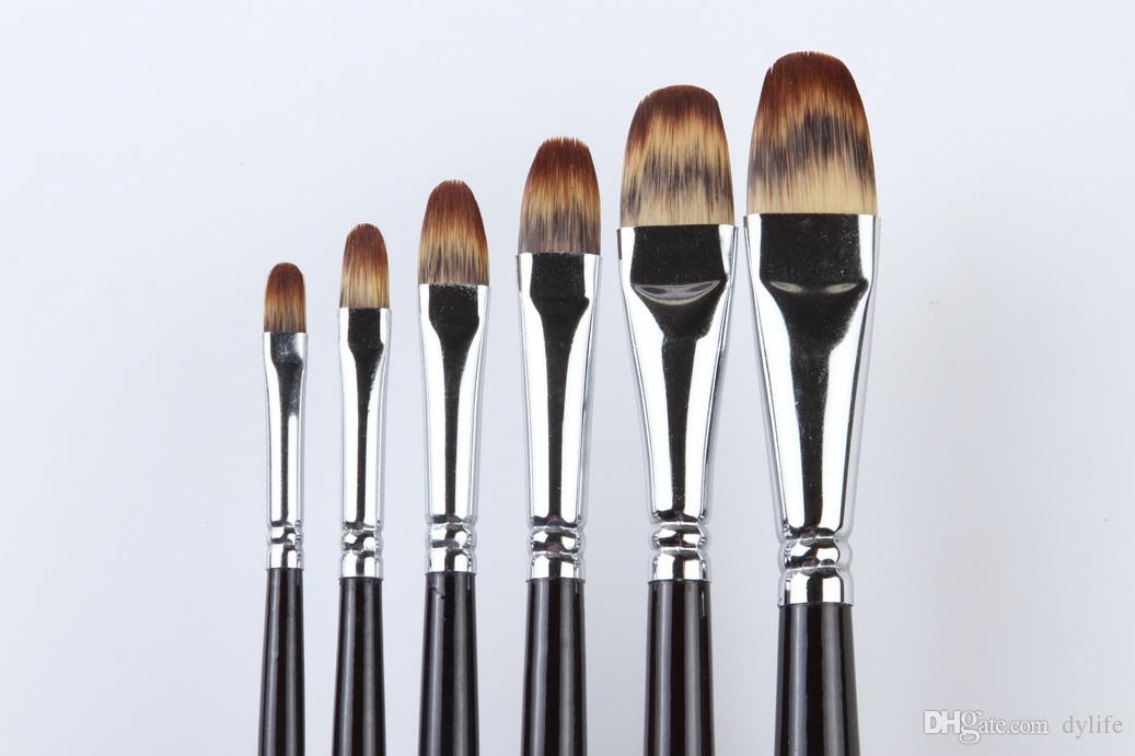 1037x691 207 Professional Synthetic Nylon Brush Set Durable Using Artist