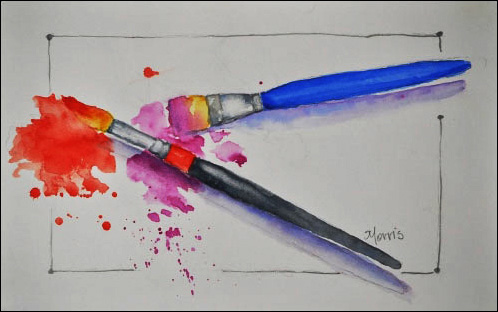 498x312 How To Choose Good Mid Range Watercolor Brushes (And Where To Buy