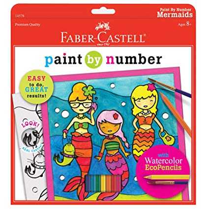 425x425 Faber Castell Paint By Number Mermaids Toys Amp Games