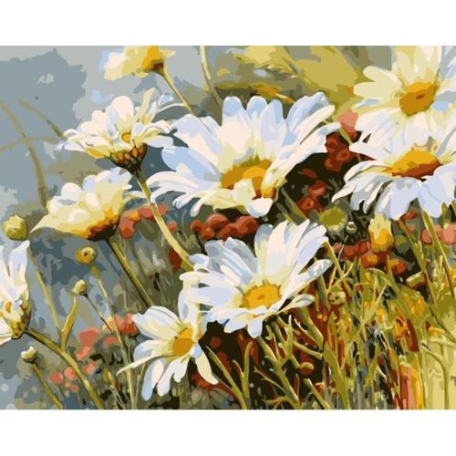 500x500 Chrysanthemum Paint By Numbers Kit