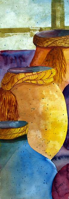 227x650 Stunning Clay Pots Artwork For Sale On Fine Art Prints