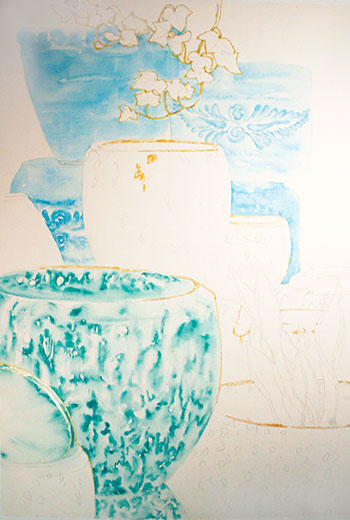 350x520 Watercolor Painting Demonstration