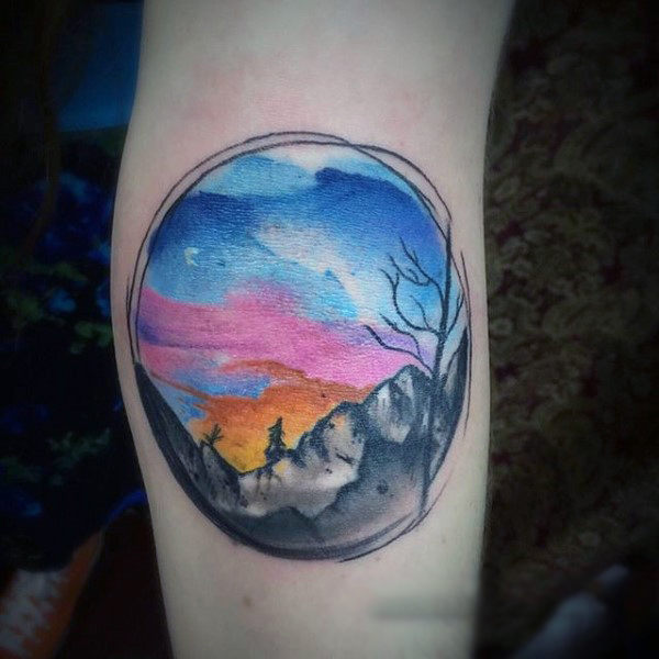 Watercolor Paint Tattoo