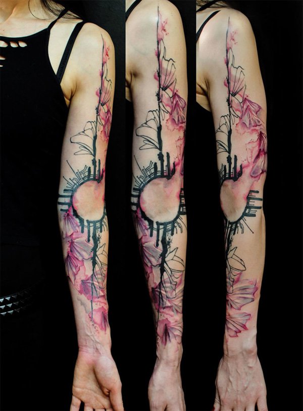 600x813 Best Watercolor Tattoo Designs Amp Meanings