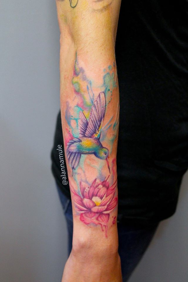 640x960 Watercolor Paint Style, Alanna Mule, Adrenaline Tattoo, Toronto On