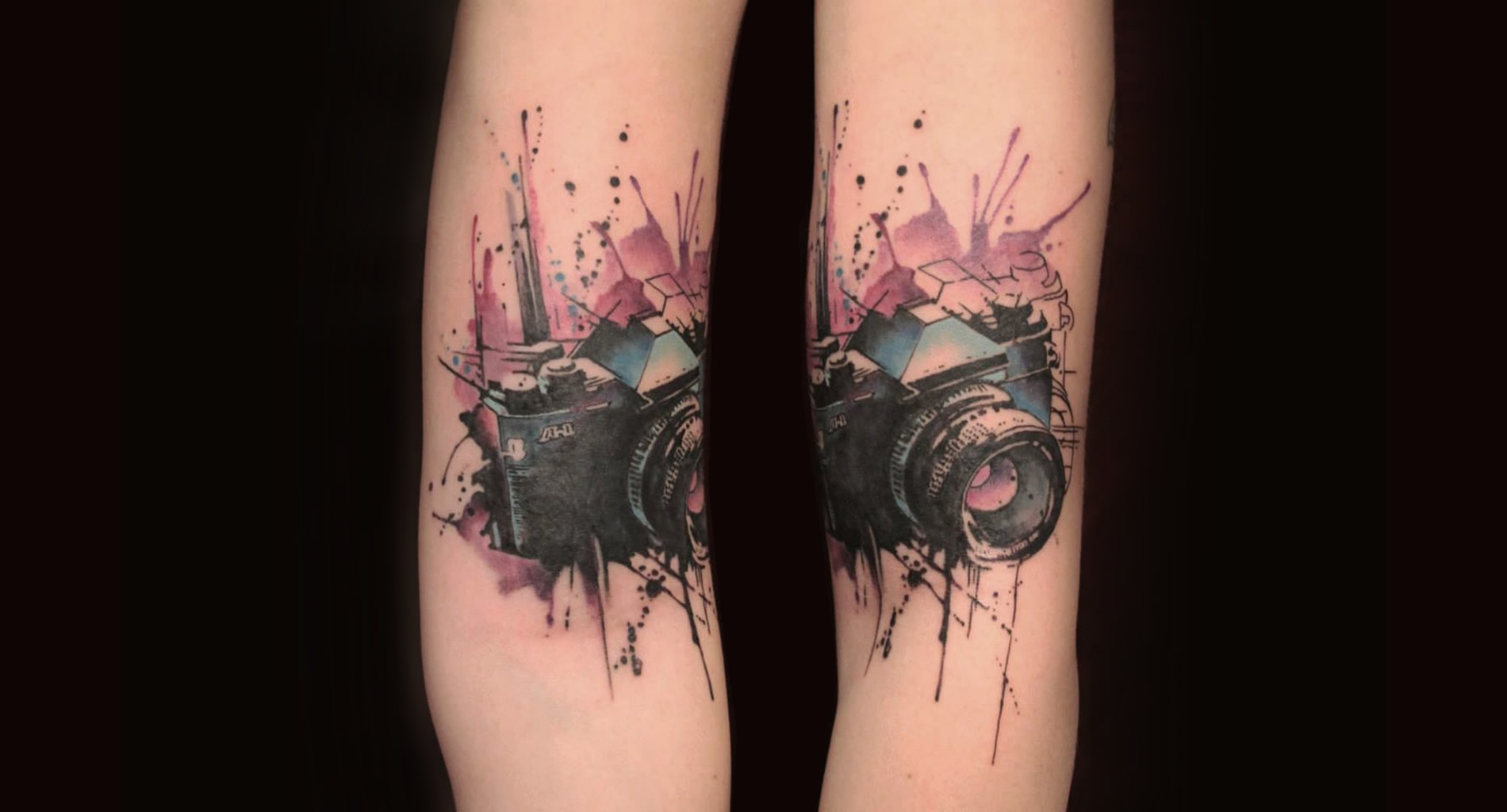 1900x1024 Watercolor Tattoos By Gene Coffey Scene360