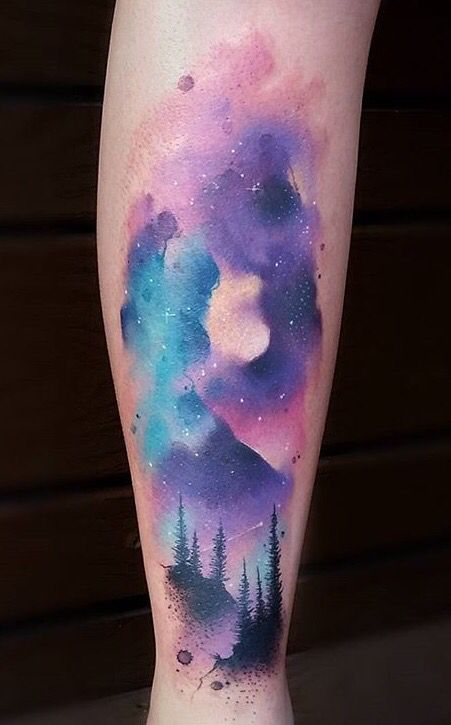 451x725 15 Watercolor Tattoos For Females