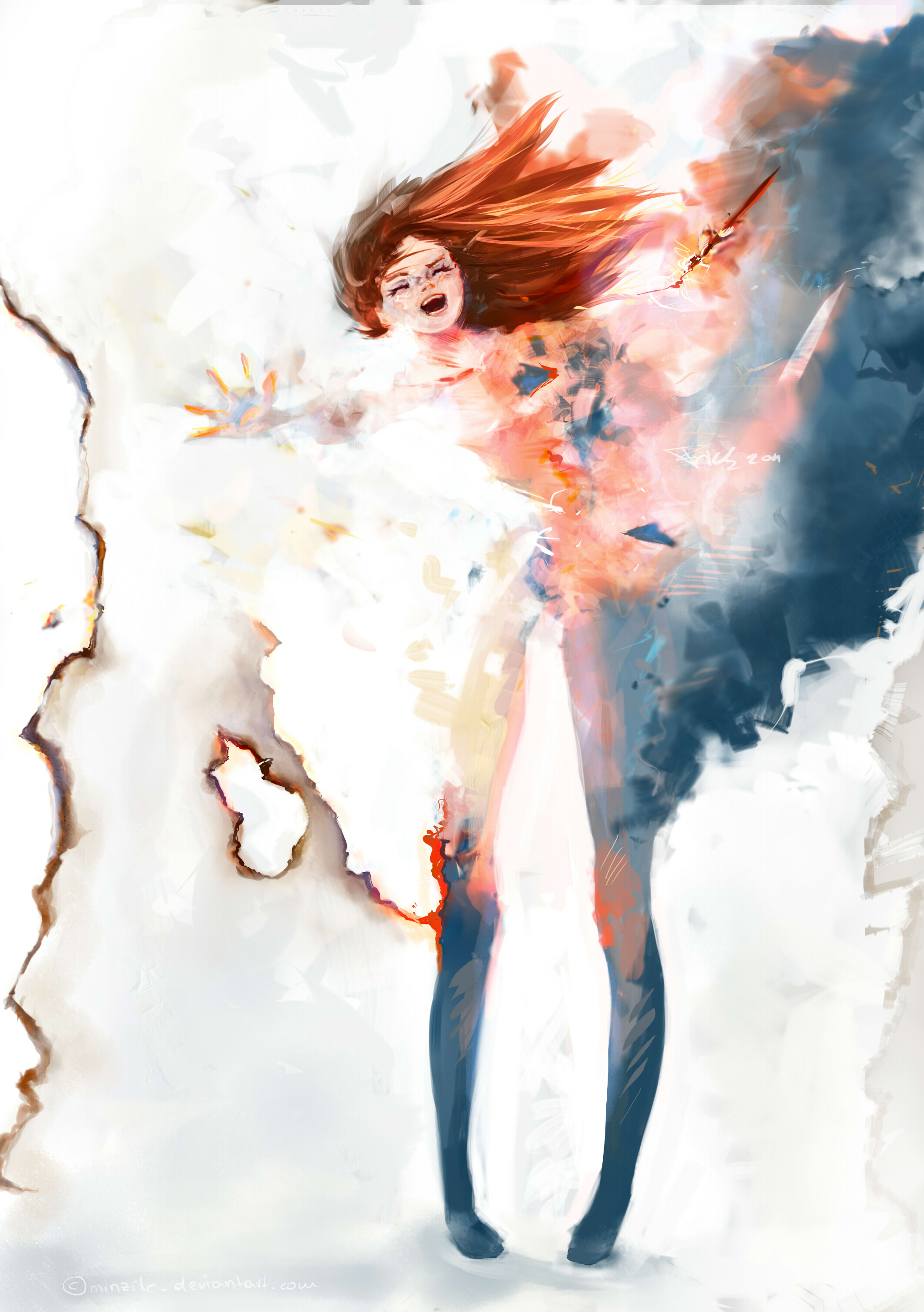 2120x3009 Stylistic Borders Are Made To Be Blasted! 2011, Paint Tool Sai