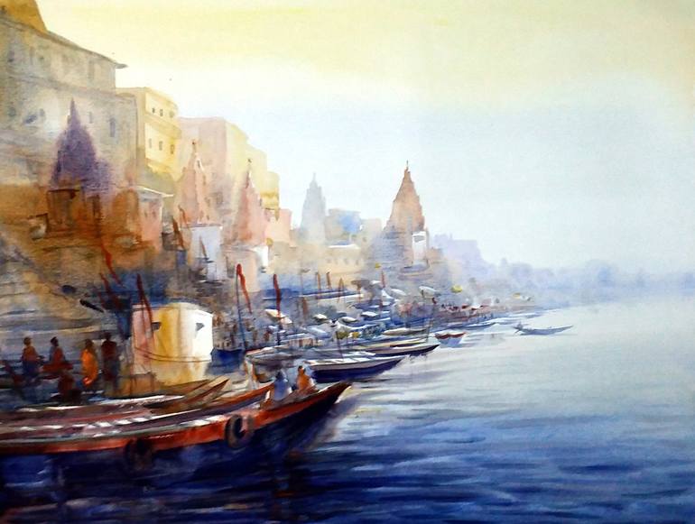 770x581 Early Morning Varanasi Ghat