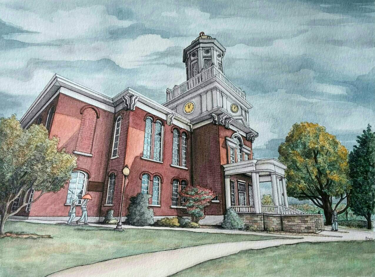 1275x942 Custom Watercolor Portrait, School Portrait, Watercolor Painting