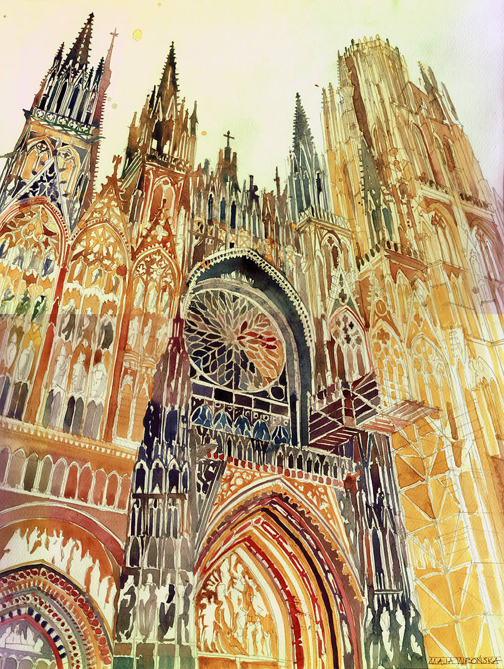 1000x1329 An Artist Passionate About Architecture Scene360