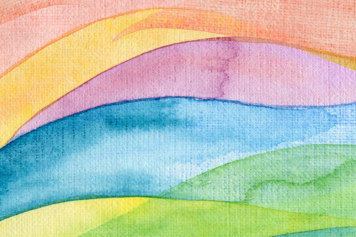 720x479 Abstract Wave Watercolor Painted Background By Rudchenko