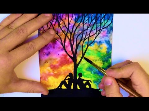 480x360 Watercolor Painting Easy Tutorial Landscape