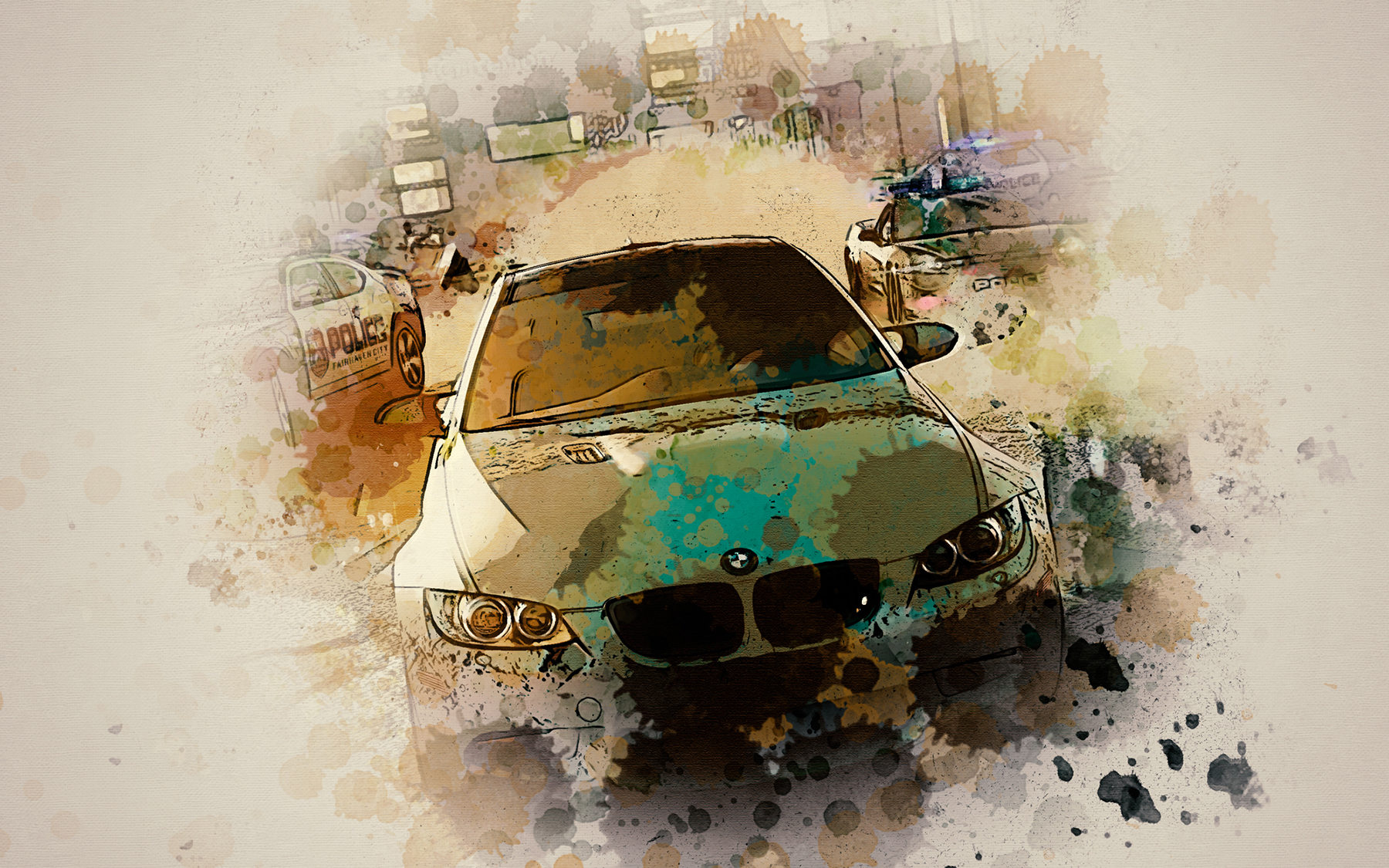 1800x1125 Watercolor Paint Effect Action By Kitket Graphicriver