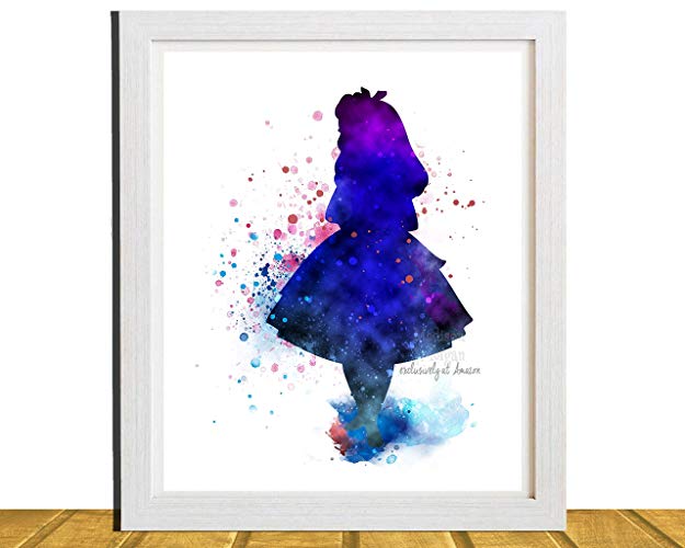 625x500 Alice In Wonderland Disney Inspired Digital Print