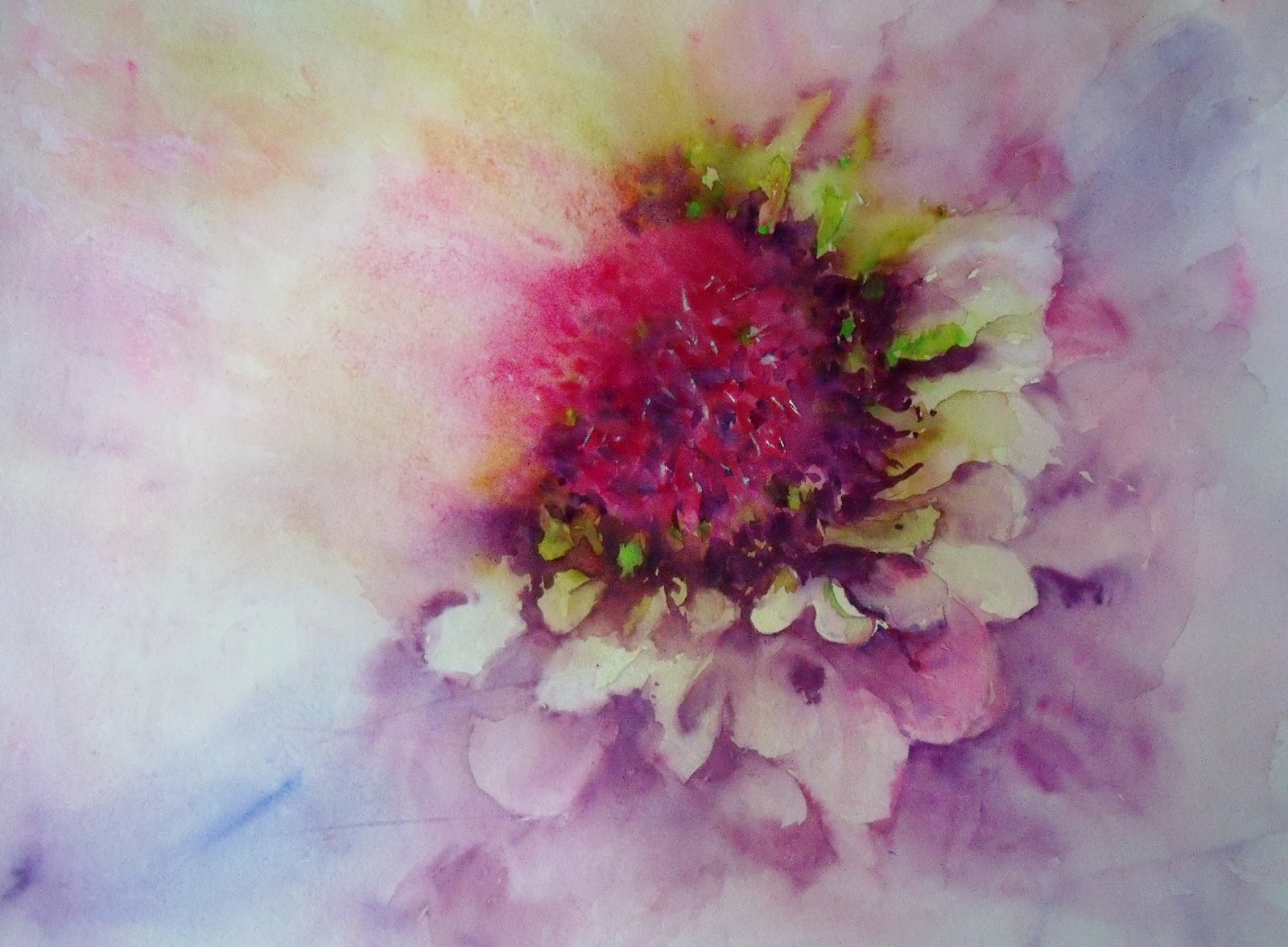 1600x1177 Art By Judith Farnworth Flower Step By Step Loose Watercolour