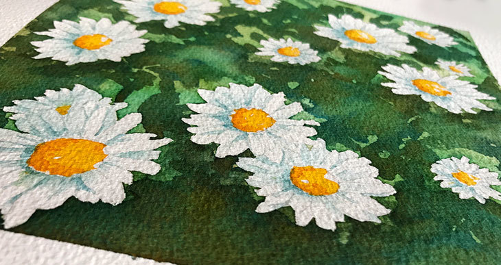 730x387 How To Paint Watercolor Flowers For Beginners Step By Step