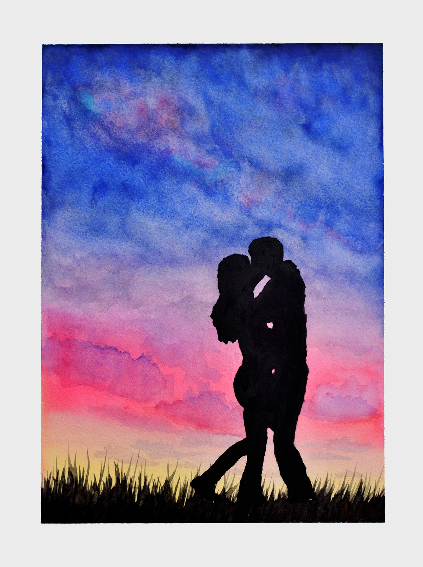 1401x1877 Love, Until The End Of The Watercolor Painting Leone D