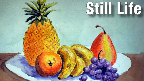 500x281 How To Paint A Still Life With Fruit In Watercolour