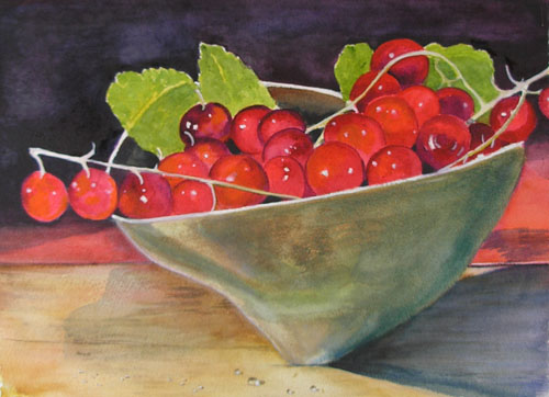 500x362 Daily Painters Marketplace Fruit Still Life Watercolor Painting