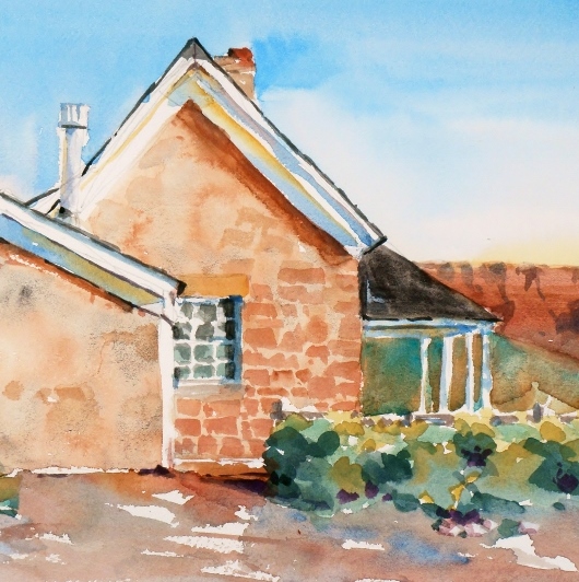 530x532 Watercolor Landscapes