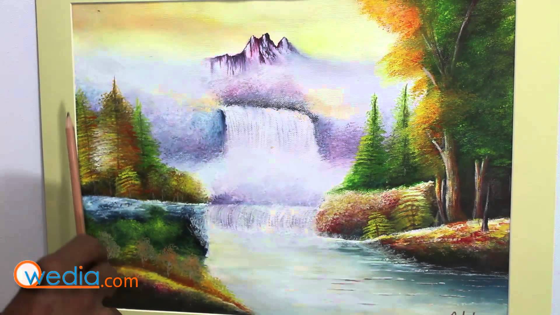 1920x1080 Watercolor Paintings Of Scenery Watercolor Painting Ideas Scenery