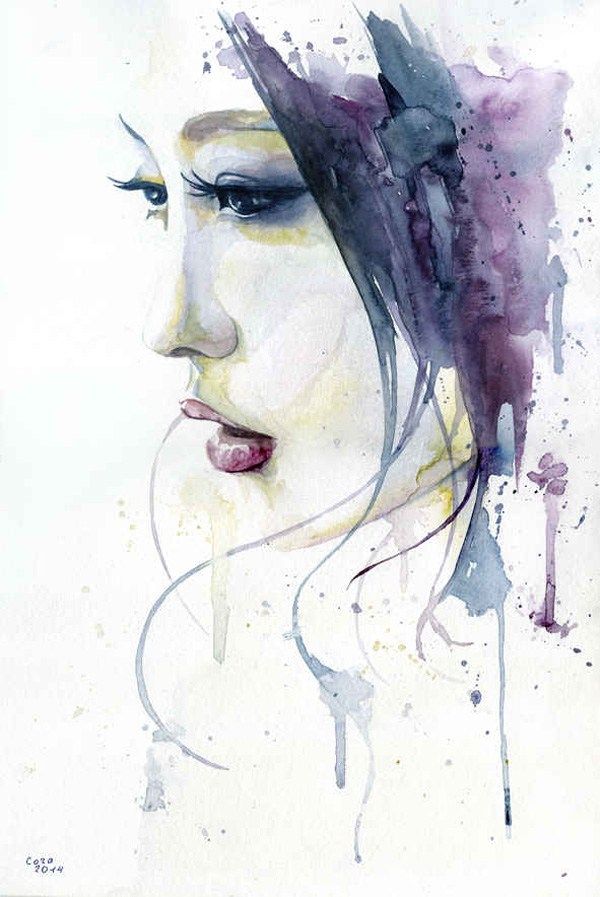 600x897 Watercolor Tutorial Illustrator 499 Best Watercolor Ink Stile
