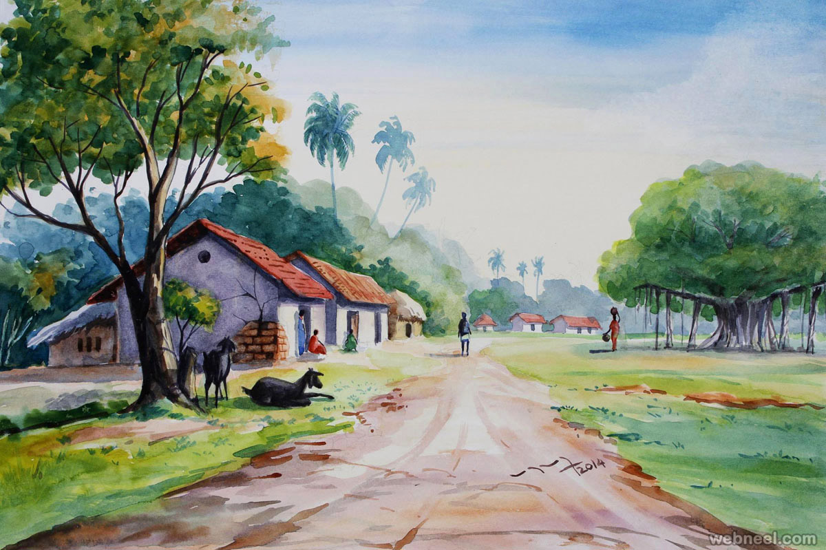 1200x799 53 Easy Watercolor Painting Ideas For Beginners