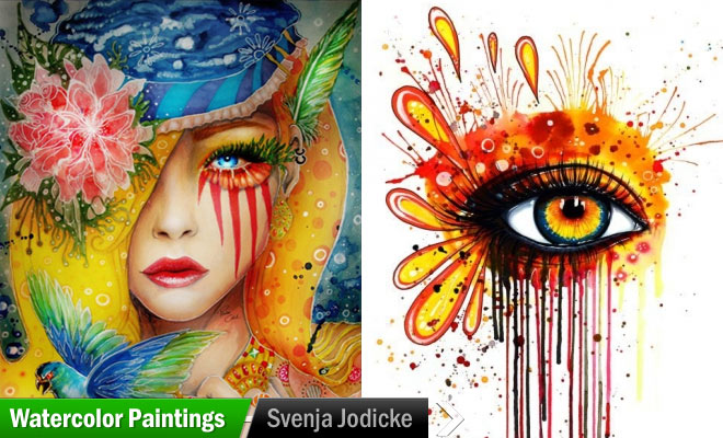 660x400 20 Colorful Watercolor Paintings By Svenja Jodicke