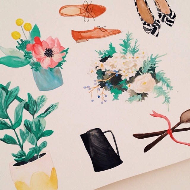 640x640 Watercolor Painting Inspiration