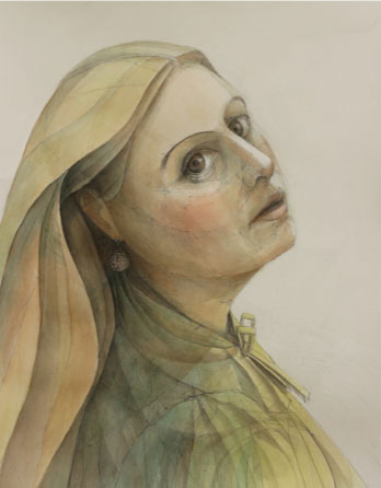 348x446 Watercolor Painting Inspiration Guided By Drawing And Geometry