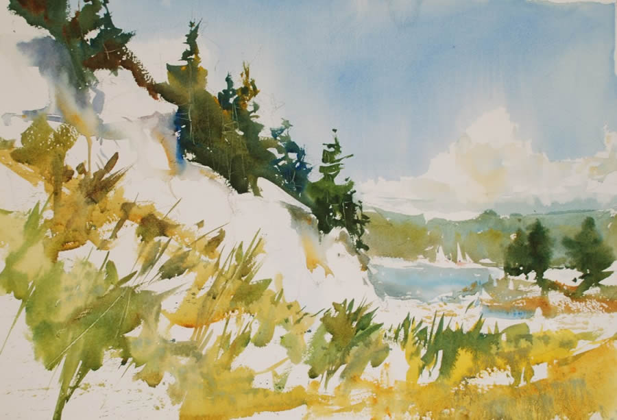 900x613 Watercolor Painting Lesson