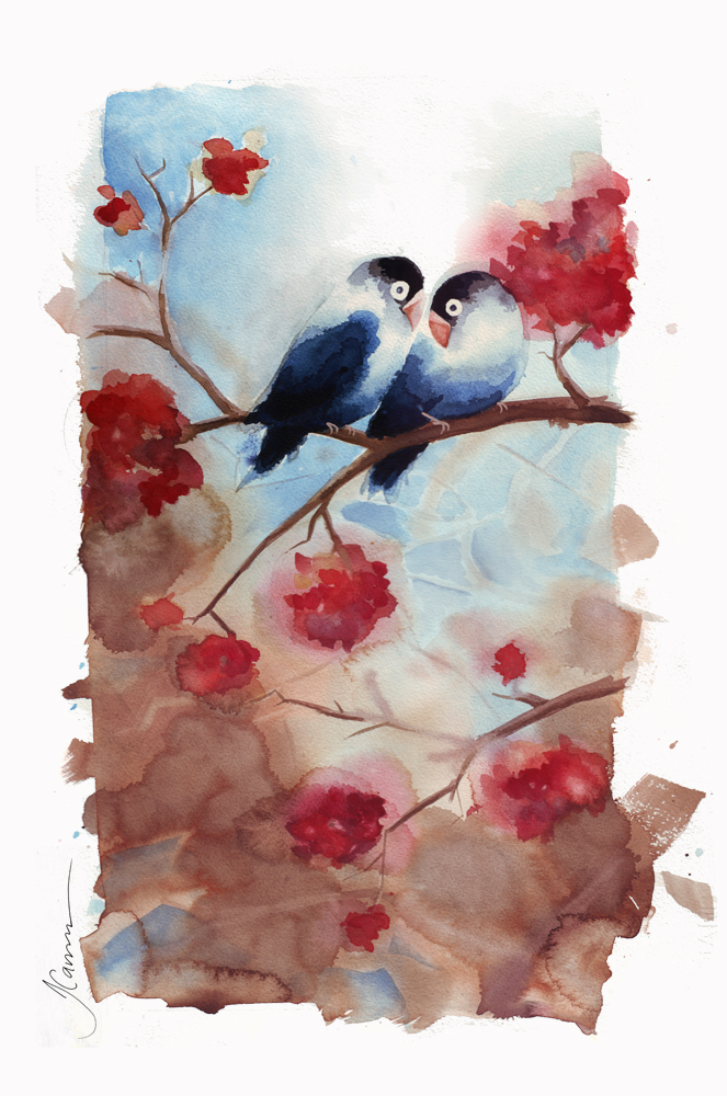 663x1000 Love Birds Tracey Cameron Creative