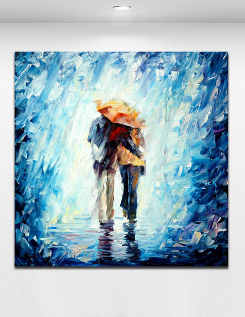 495x640 Online Shop 100% Handpainted Abstract Oil Painting Love Couple