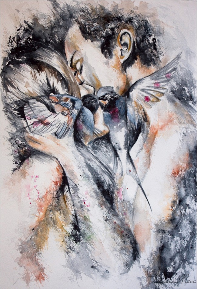 650x951 Still In Love Watercolor Paintings Amp Oil Paintings For Sale By