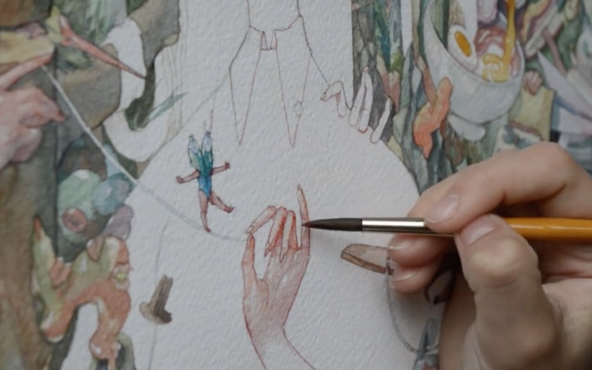 1200x750 Watercolor Timelapse