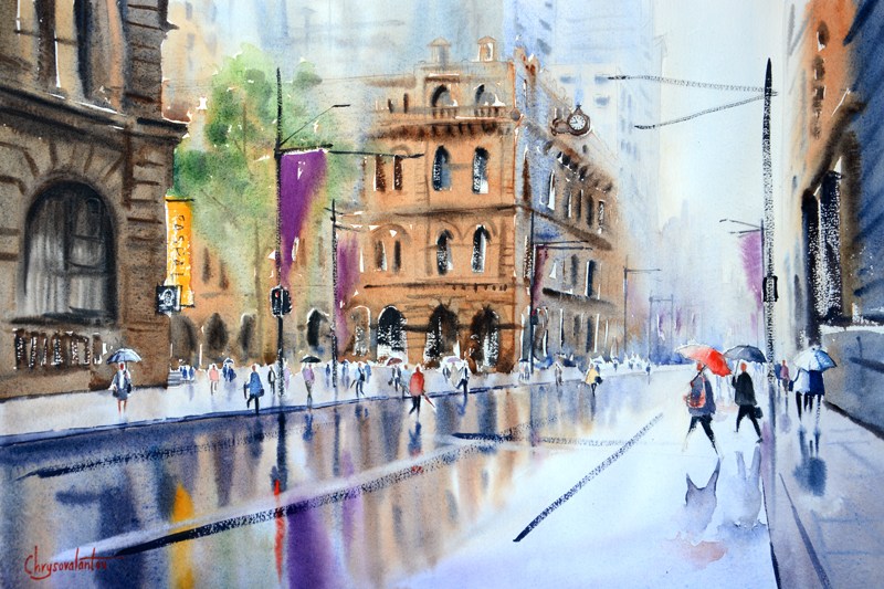 800x533 Street Scenes Chrysovalantou Mavroudis Watercolour Artist
