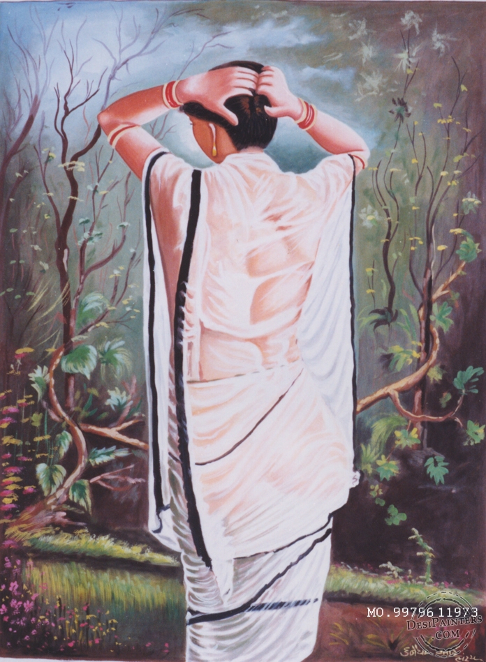 696x949 Watercolor Painting Of Woman