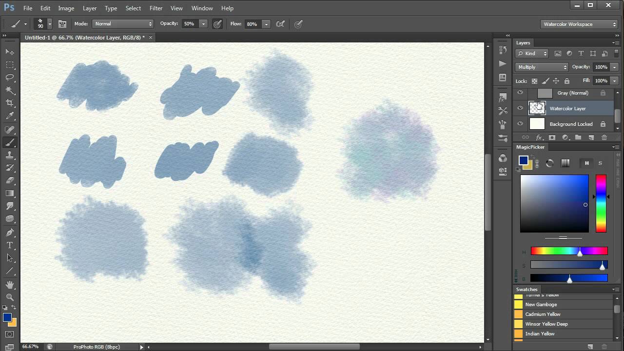 1280x720 3. Watercolor Painting In Photoshop