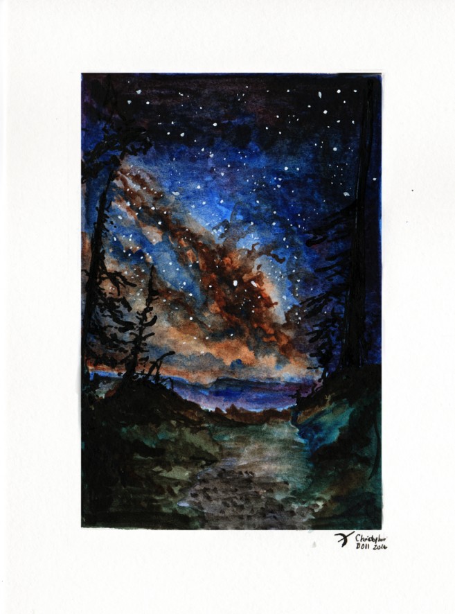 657x886 Watercolor Paintings Space Art By Christopher Doll