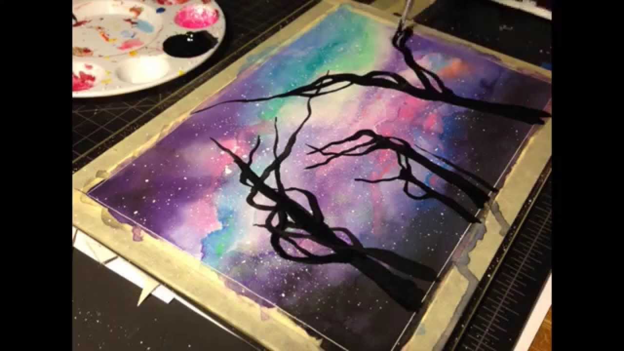 1280x720 Speed Watercolor Painting